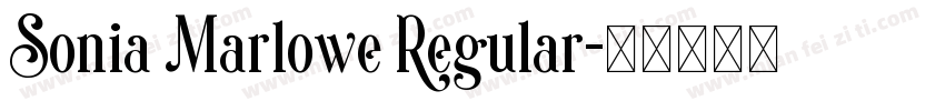 Sonia Marlowe Regular字体转换